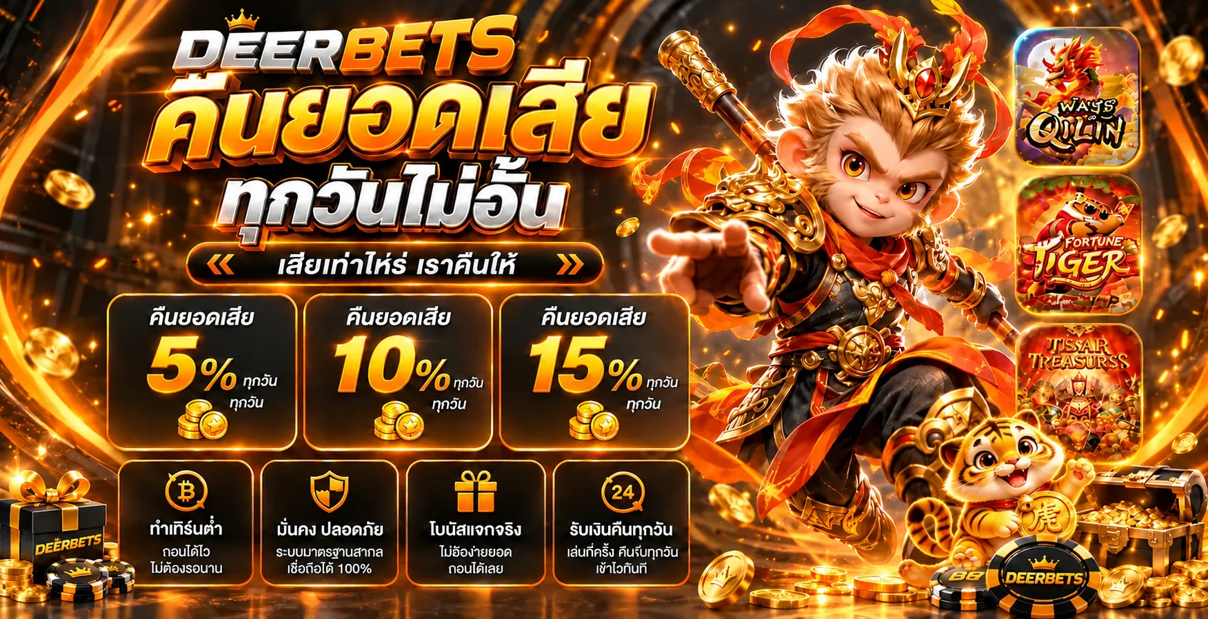 DEERBETS เว็บตรง ทางเข้า สมัคร ฝากถอนออโต้